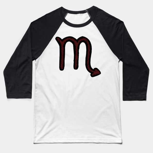 Zodiac - Scorpio Baseball T-Shirt by ShinyBat